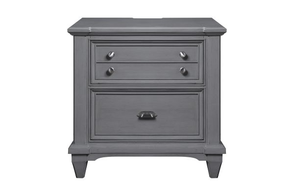 Bay Harbor Grey Nightstand 