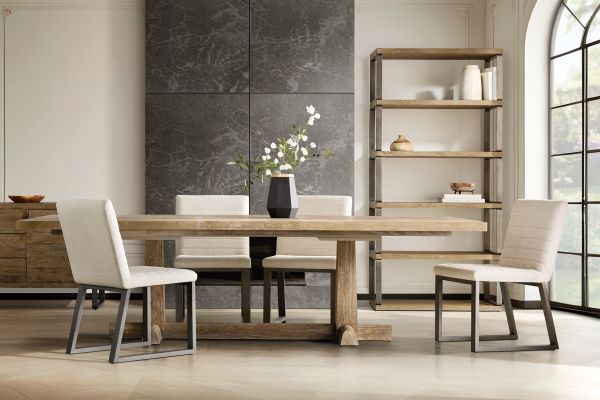 Tribeca Table + 4 Side Chairs by Bernhardt 