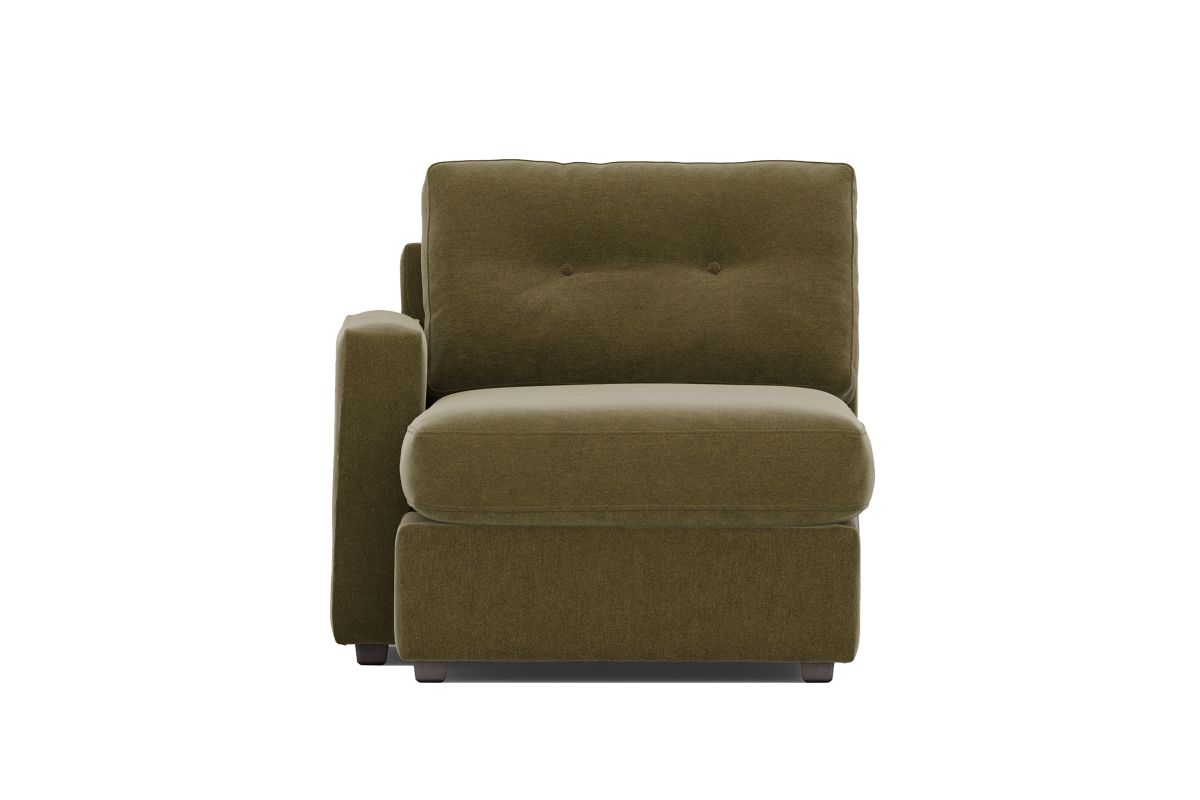 ModularOne Individual Pieces Moss Left Arm Facing Chaise 3