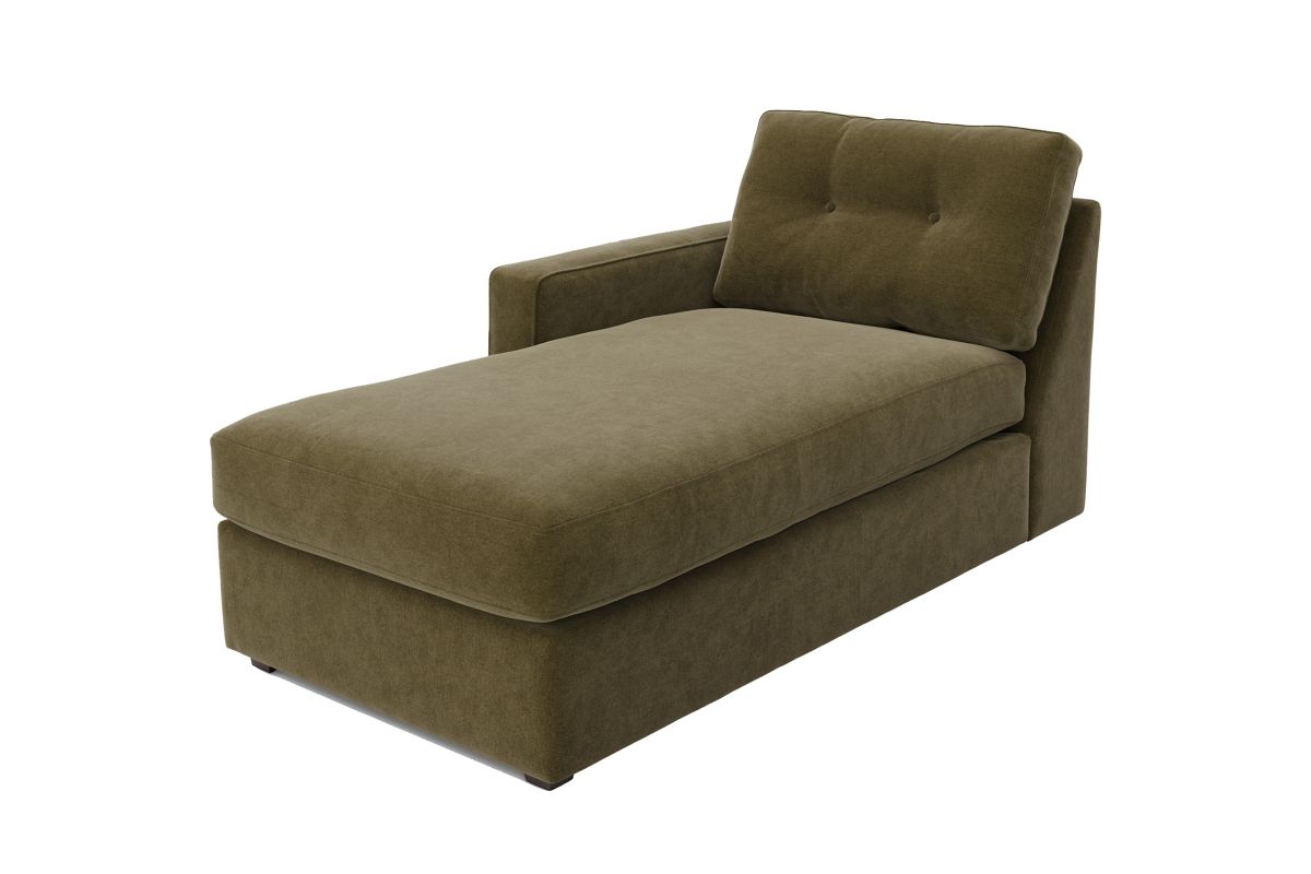 ModularOne Individual Pieces Moss Left Arm Facing Chaise 4