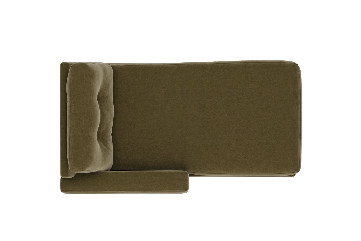 ModularOne Individual Pieces Moss Left Arm Facing Chaise 6