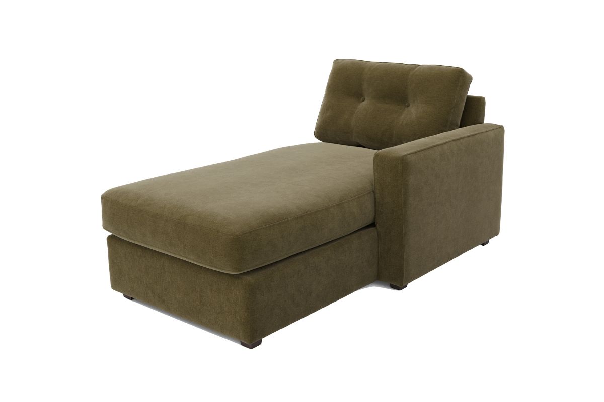 ModularOne Individual Pieces Moss Right Arm Facing Chaise 4