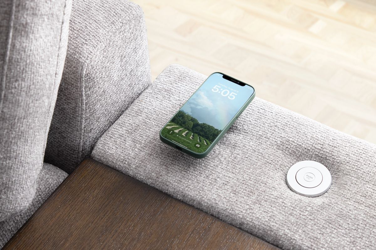 ModularThree Grey 7-Piece Sectional with 2 Media Consoles  11