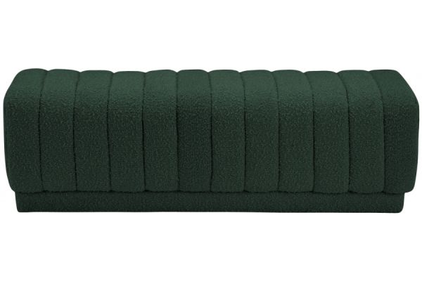 Heathrow Boucle Fabric Upholstered Bench