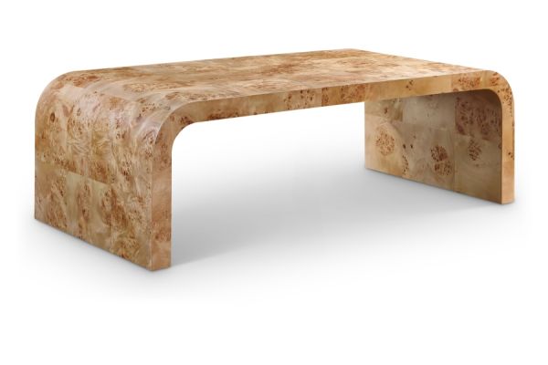 Cresthill Burl Wood Coffee Table