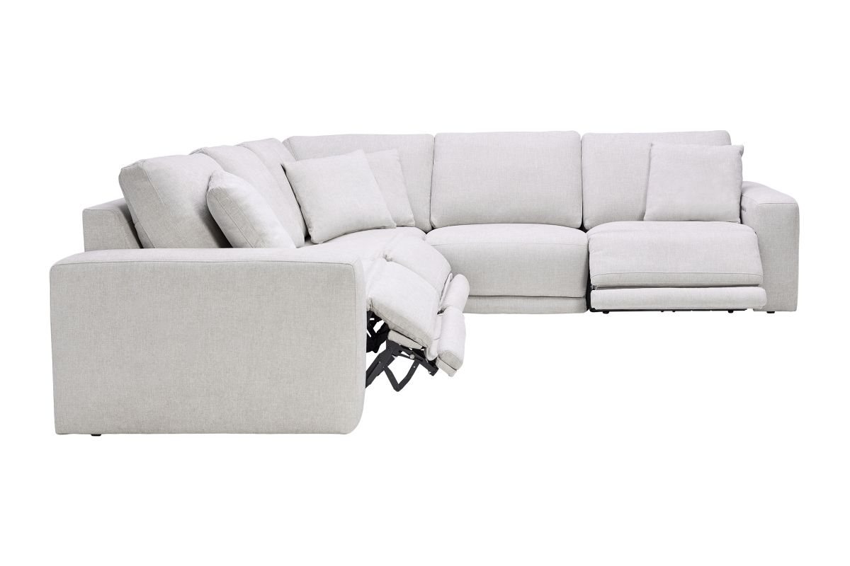 Lux 5-Piece Dual Power Reclining Sectional 6