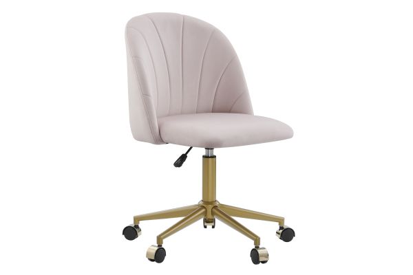 Abigail Blush Pink Desk Chair