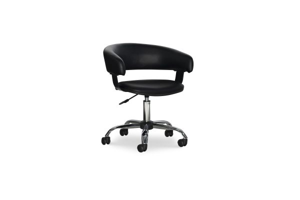 Devan Black Pu Barrel Abs Office Chair