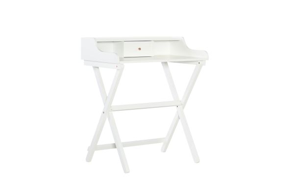 Dakota White Folding Desk