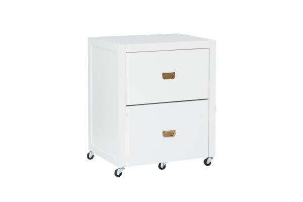 Peggy White File Cabinet