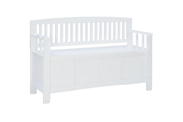 Cynthia White Storage Bench