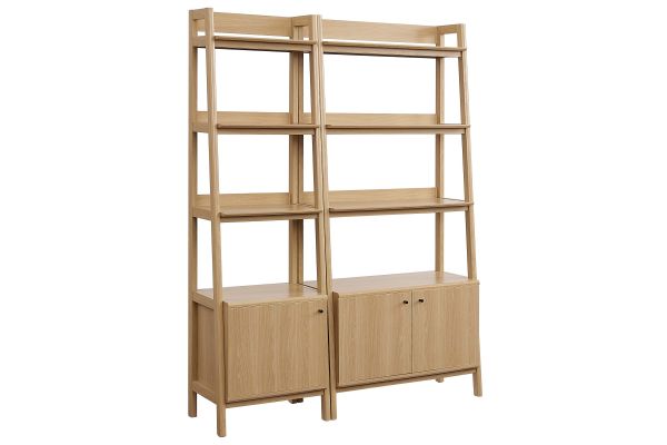 Bixby Wood Bookshelves Set of 2 