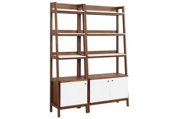 Bixby Wood Bookshelves Set of 2 