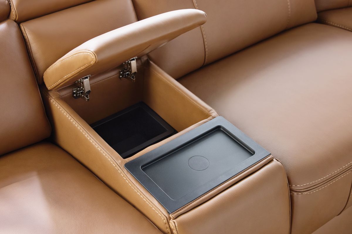 Ford 6-Piece Leather Dual Power Reclining Sectional 18