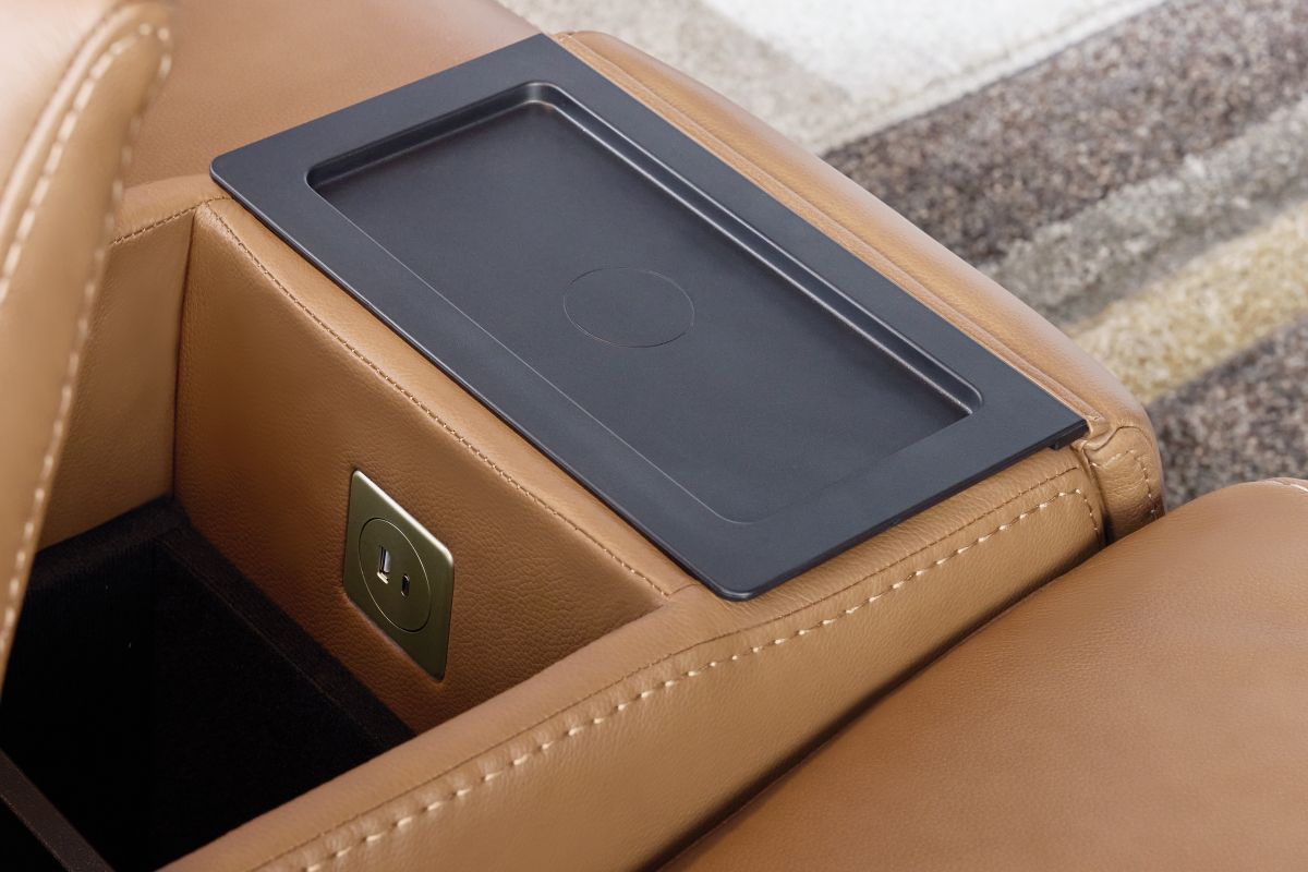 Ford 6-Piece Leather Dual Power Reclining Sectional 19