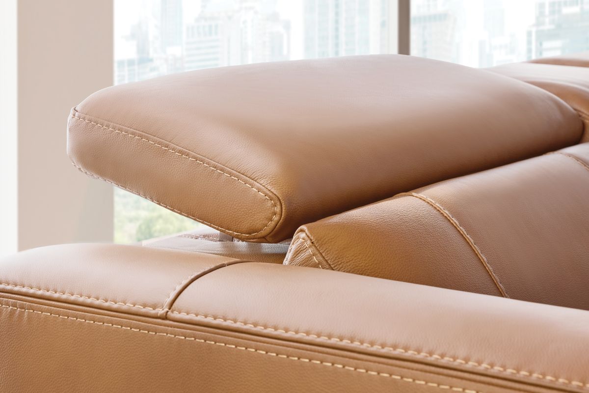 Ford 5-Piece Leather Dual Power Reclining Sectional 16