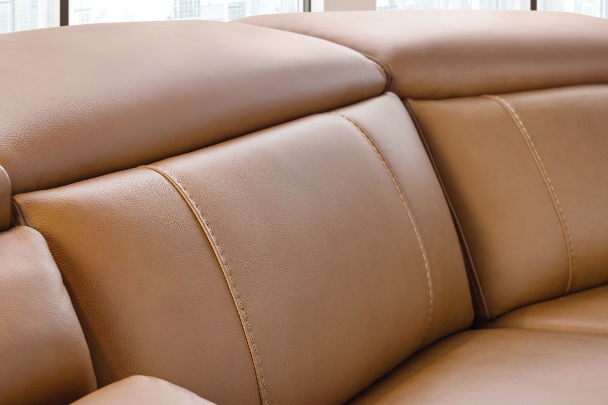 Ford Leather Dual Power Reclining Loveseat 14