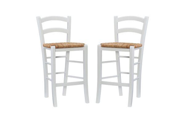Venezia Whiterush Seat Counter Stool Set of 2