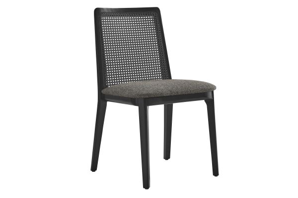 Monarch Wood and Rattan Dining Side Chair by Modway