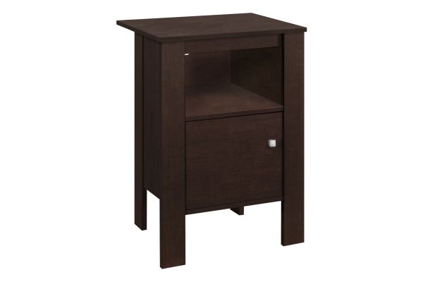 Monarch Specialties I 2135 - Brown Nightstand