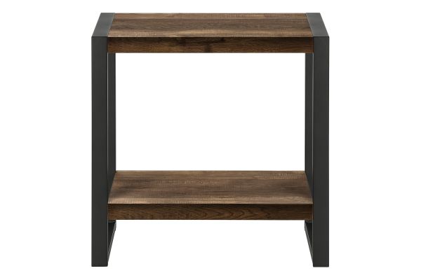 Monarch Specialties I 2852 - Brown Two-Tier Side Table
