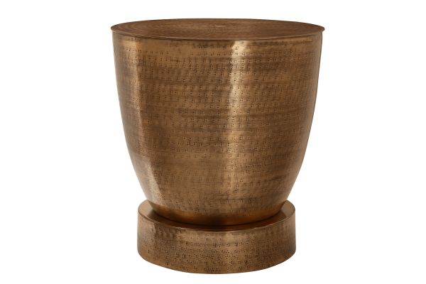 Monarch Specialties I 3919 - Copper Drum Table