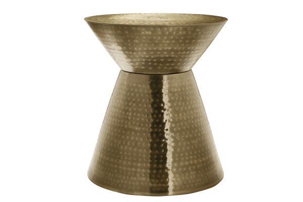 Monarch Specialties I 3927 - Gold Drum Table