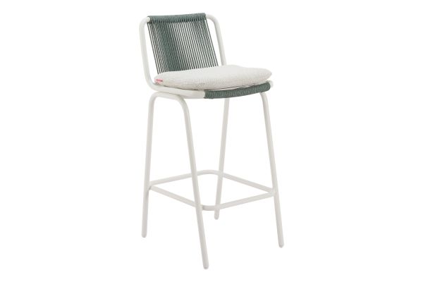 Luft Barstool (Set of 2) White & Green