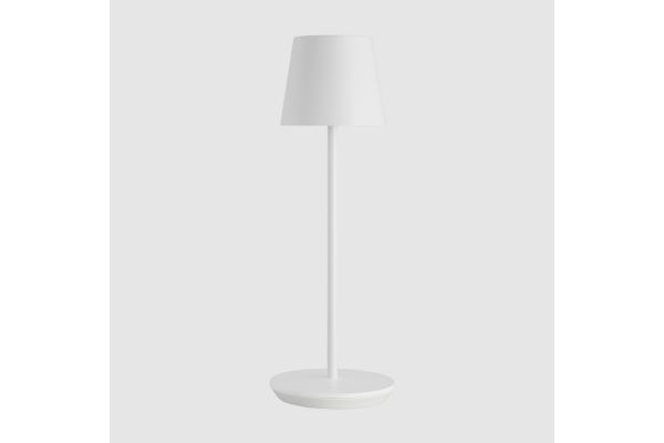 Nevis White Accent Rechargeable Table Lamp
