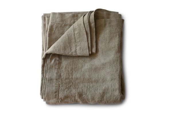 Linen Bed Natural Blanket