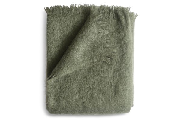Mohair Throw - Moss
