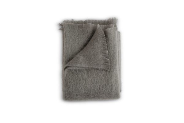 Mohair Throw - Rain Cloud
