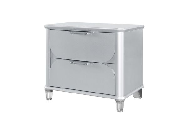 Lando Silver Nightstand