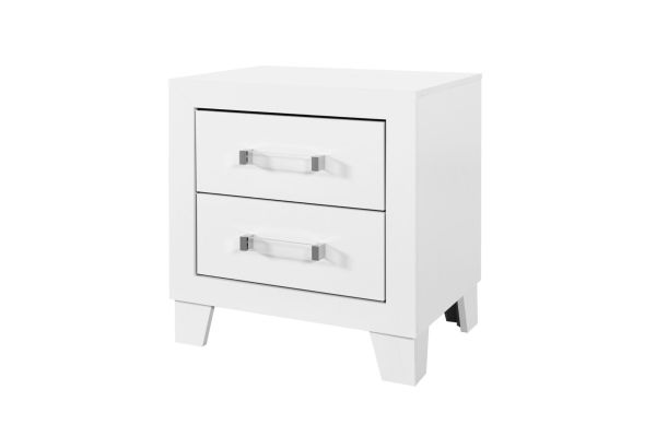 Luccia White Nightstand