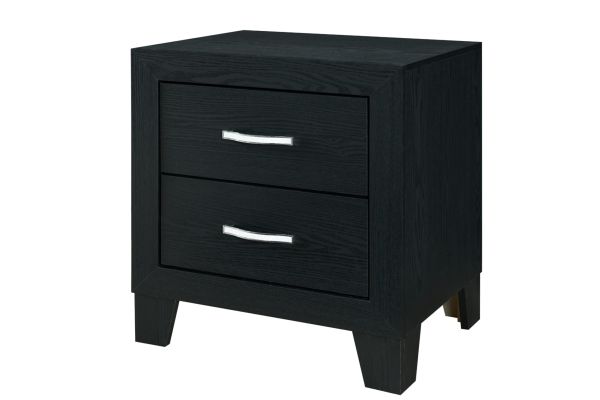 Reid Black Nightstand