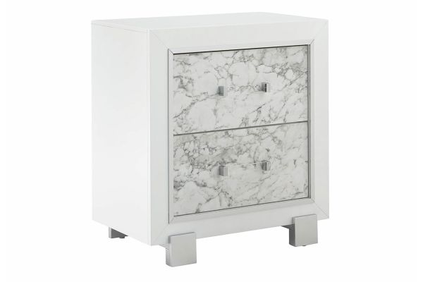 Santorini White Nightstand