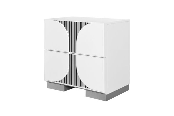 Talia White Nightstand