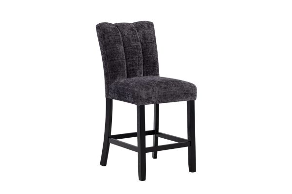Global Furniture USA Dark Grey Bar Stool Set of 2 - D06BS-DRK GRY