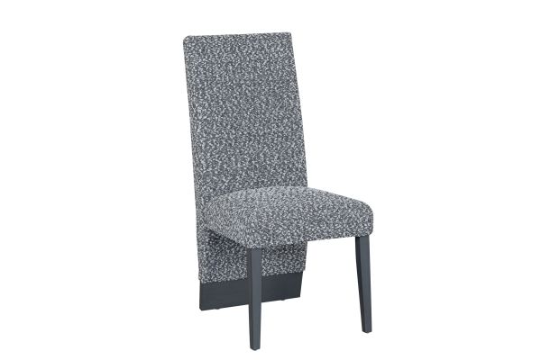 Global Furniture USA White and Grey Upholstered Dining Chair Set of 2 - D12DC-WHITE/GREY