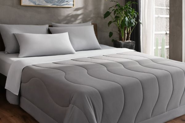 Rest Evercool® Cool Grey King Cooling Sheets and Comforter Collection