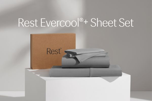 Rest Evercool®+ Cool Grey Full Cooling Sheet Set