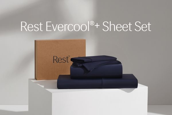 Rest Evercool®+ Midnight Blue Full Cooling Sheet Set
