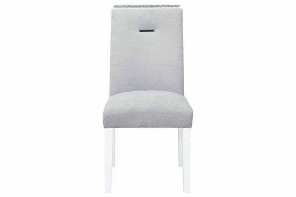 Monaco Grey/White Dining Chair Kit Of 2