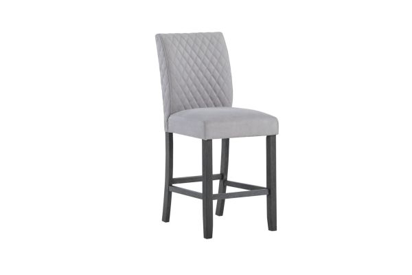 Global Furniture USA Grey Upholstered Bar Stool - D8192BS