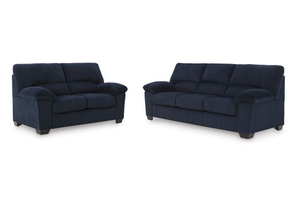 SimpleJoy Navy 6-Piece Living Set