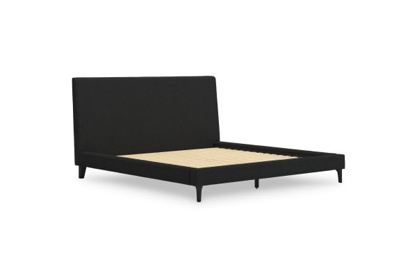 Cadmori King Upholstered Bed with Roll Slats