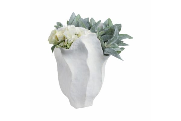 13' Spadena Small Porcelain Vase Ivory