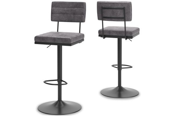 Strumford Bar Height Bar Stool Set of Two