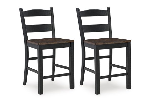 Valebeck Counter Height Barstool Set of Two