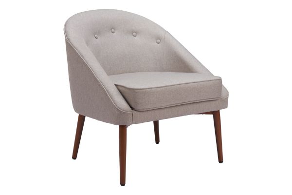 Carter Accent Chair Gray